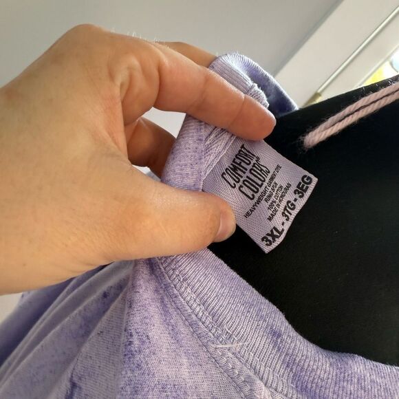 3X Purple Tie Dye Grow Together Tee - Picture 6 of 6